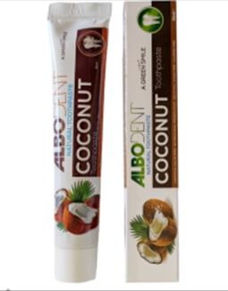 خمیردندان آلبودنت مدل Coconut حجم 50 میلی لیتر